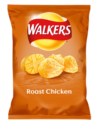 Picture of WALKERS ROAST CHICKEN 32.5g 