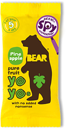 Picture of BEAR SNACKS YOYO'S- PINEAPPLE 20g