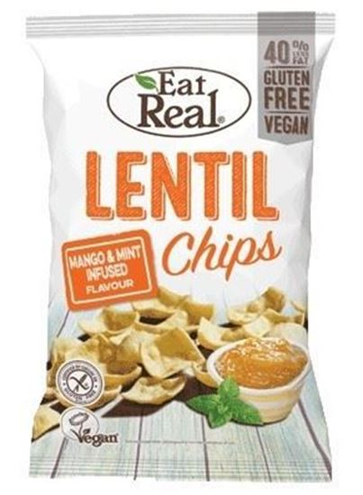 Picture of EAT REAL LENTIL CHIPS MANGO & MINT FLAVOUR 40g