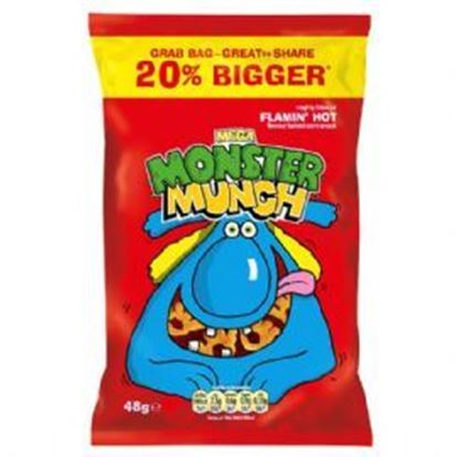 Picture of WALKERS MONSTER MUNCH FLAMING HOT 40g